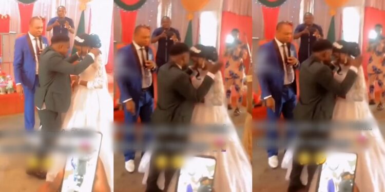 groom slapped