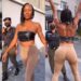 “Can you do this in the US?” – Nigerians lambaste dancer, Korra Obidi for twerking in front of her Police escorts (VIDEO)