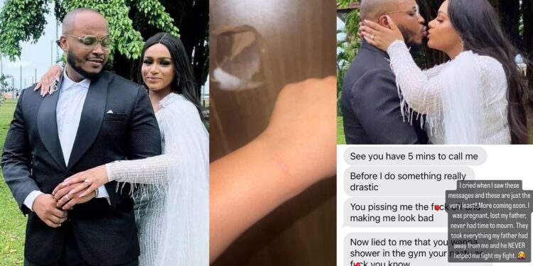 “I can’t take this anymore” – Davido’s cousin, Sina Rambo’s wife, calls him and the Adelekes out, accuses him of assault!ng her (video/screenshots)