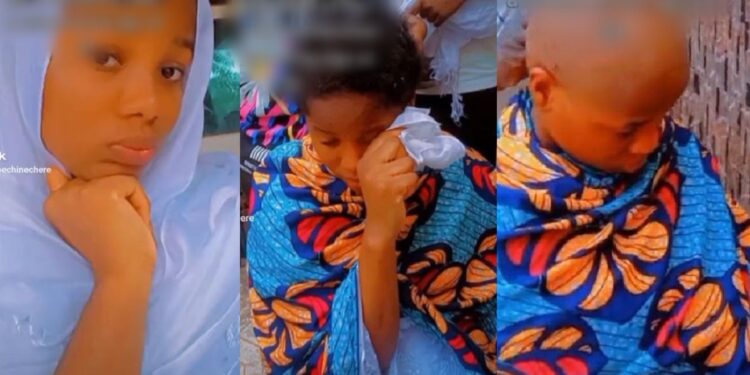 “Who am I to question God?” – Nigerian lady who married at 20 mourns as she becomes widow at 21 (Video)
