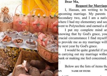 Netizens react as Nigerian man solicits funds for his upcoming wedding.