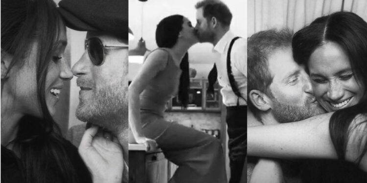 Prince Harry and Meghan Markle share romantic kiss in first trailer for their Netflix documentary (photos/video)