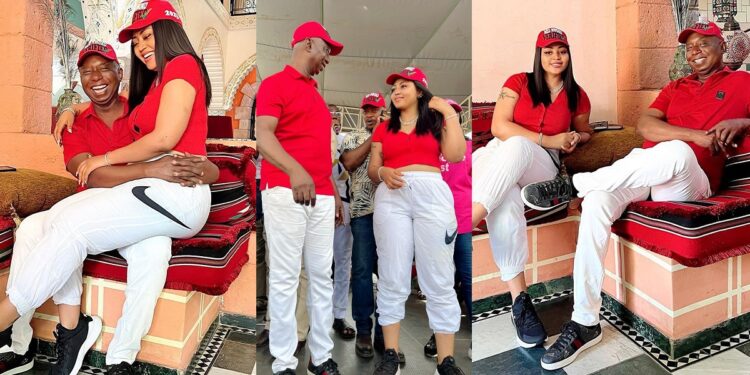 “You make me feel like a princess” – Regina Daniels showers praise on husband, Ned