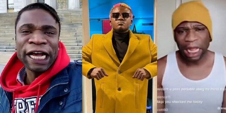 “I speak English better than Portable” – Singer, Speed Darlington tells those comparing him to Portable (Video)