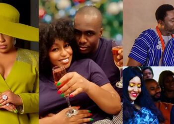 Actress Rita Dominic replies lady who accused her, Mercy Johnson, Judy, and others, of snatching their husbands