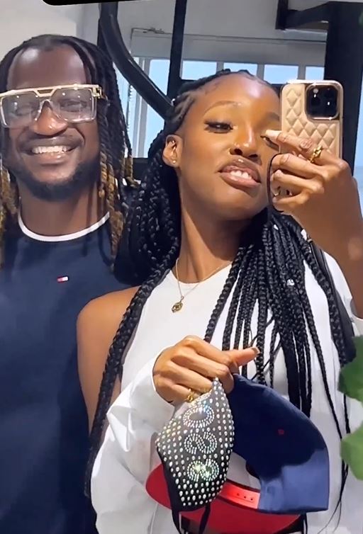 “Coconut head” – Singer Paul Okoye teases lover, Ifeoma in new loved-up video, she reacts (Watch) 3 sdefre