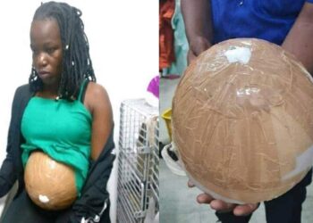 Woman caught attempting to shoplift with fake pregnancy bump.