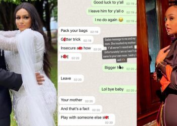 “Y’all weren’t raised well” – Sina Rambo’s wife shares chaotic chat with her sister-in-law as she announces she’s done with the marriage