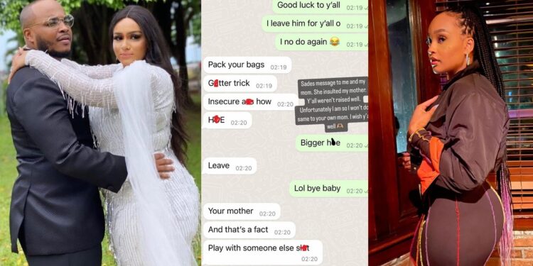 “Y’all weren’t raised well” – Sina Rambo’s wife shares chaotic chat with her sister-in-law as she announces she’s done with the marriage