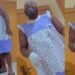 Nigerian man rocks maternity gown, dances at hospital to cheer pregnant wife in labour (Video)