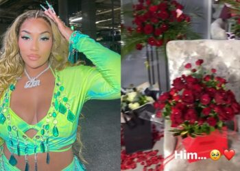 Stefflon Don gets romantic surprise from new man (Video)