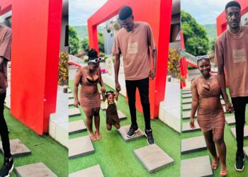 Sweet love: “Tallest man in South Africa” and his petite girlfriend celebrate their love (Photos)