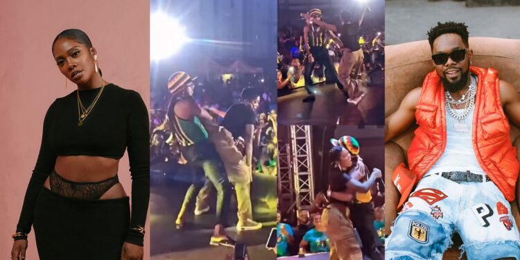 Tiwa Savage's priceless reaction