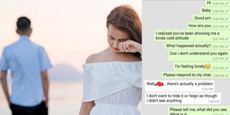 “You served me what you can’t eat” – Man breaks up with girlfriend after she cooked stew for him with spoilt tomatoes (Screenshots)