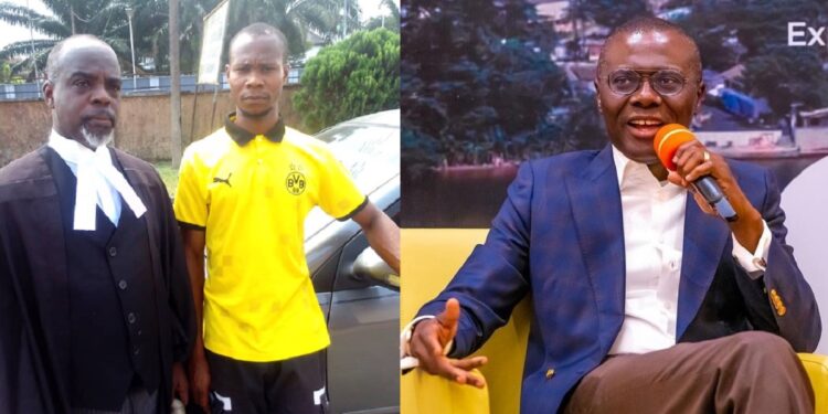 Nigerian Man from Delta state claims his mother told him Jide Sanwo-Olu is his biological father.