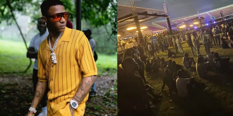“Wizkid needs to be arrested for disrespecting the entire Ghana” –  Ghanaian Fans express displeasure at Wizkid’s absence at his Accra show.