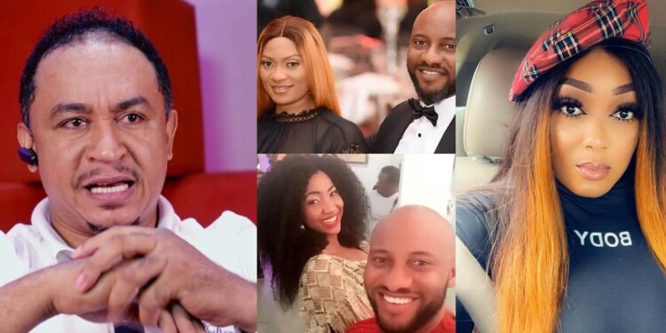 Peggy Ovire, Daddy Freeze tackle Yul Edochie over recent comment on his first wife, May’s reaction to his marriage to Judy