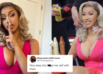 Cardi B gives
