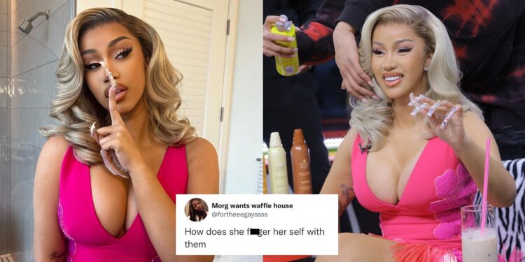 Cardi B gives