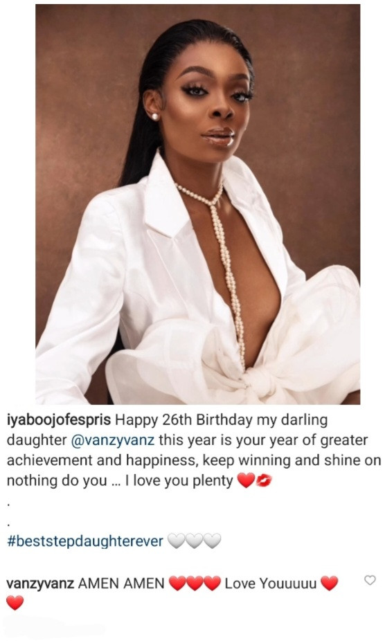 “Best stepdaughter ever” – Actress, Iyabo Ojo celebrates her lover, Paul O’s daughter on 26th birthday