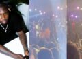 Video captures moment Nigerian rapper, Zlatan fought off a fan for trying to steal from him at a concert (WATCH)