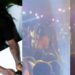 Video captures moment Nigerian rapper, Zlatan fought off a fan for trying to steal from him at a concert (WATCH)