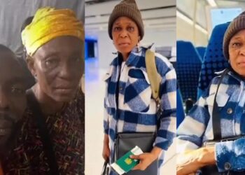 Nigerian man shares mother’s transformation four months after relocating to UK (Video)