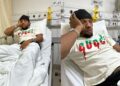 Charles Okocha survives ghastly car accident.