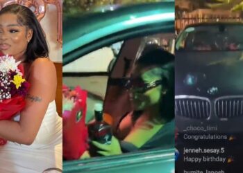 BBNaija star, Chichi gifts herself brand new BMW on her 23rd birthday (Video)