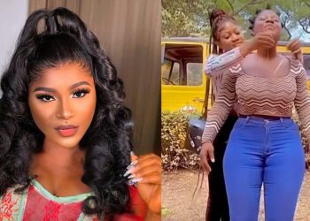 Destiny Etiko excited as she receives customized neck chain from a fan (video)