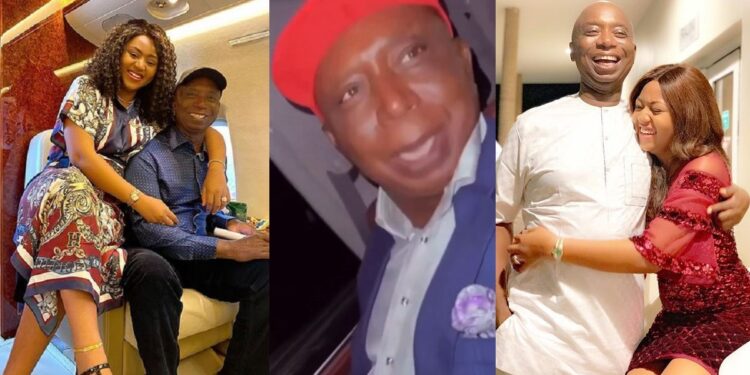 “There is no mercy for money” – Actress, Regina Daniels shares husband’s reaction after playing viral “Billionaire onye di cash” song for him (Video)
