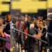 security guard brandishes