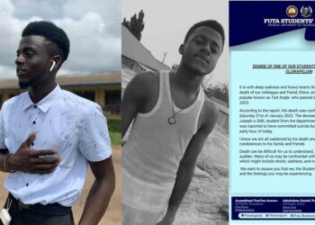 300-level Industrial Design student commits suicide in FUTA, Ondo state