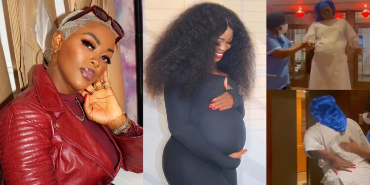 “Anything for clout” – Netizens drag BBNaija’s Ka3na over fake pregnancy stunt (Video)