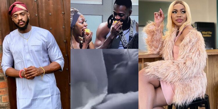 #BBTiTans: “Naija men no dey dull”– Reactions as Yemi and South Africa’s Khosi share romantic kiss (Video)
