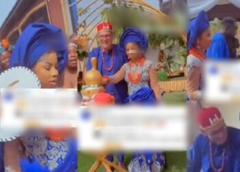 Nigerian lady replies man who called her husband ‘grandfather’ after she shared videos from her wedding online (Watch)