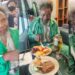 “If you love him that much, change his clothes” – Mixed reactions as lady flies her father on airplane for the first time