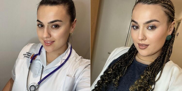 “Remove our flag wannabe Oyinbo” – Outrage as a white lady mocks a Nigerian for trying to scam her