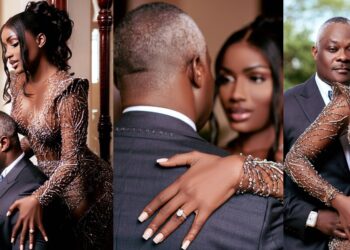 “We prayed to find each other” – 22-year-old socialite, Mya Jesus elated as she gets engaged to older man after few days of dating