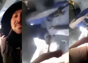 Terrifying moment Russian plane door opened during flight (video)