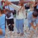 Heartwarming moment Regina Daniels and siblings made money rain on their mother on her birthday (Video)