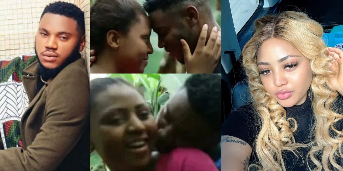 “You never move on?” – Reactions as actor Somadina Adinma shares throwback <a href='https://naijahitplay.com/author/admin' target='_blank'>love</a> movie with Regina Daniels (Video)