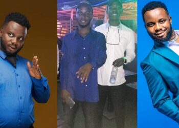 “Blue shirt journey no be today” – Fans reacts to throwback photo of comedian, Sabinus and friend