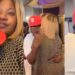 “At least respect her husband” – Video of comedian Sydney Talker holding Toyin Abraham ‘inappropriately’ sparks outrage (Watch)