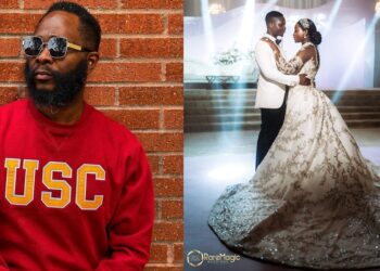 Love Doctor, Joro Olumofin, celebrates newly wed couple who met on his dating platform