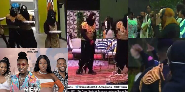 #BBTitans: Moment Biggie introduced 4 new housemates during pool party (Video)