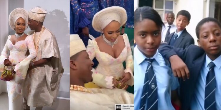 Secondary school sweethearts finally tie the knot after dating for 19 years (Video)