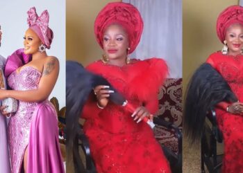 Actress, Uche Ogbodo and her man, Bobby Maris tie the knot traditionally (Video)