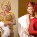 “The right person is out there. He will find you when you ain’t even searching” – Actress Uche Ogbodo encourages single mums as she celebrates her traditional wedding.