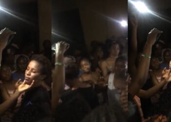 Suspected serial thief allegedly caught stealing phones in a hostel in University of Port Harcourt.